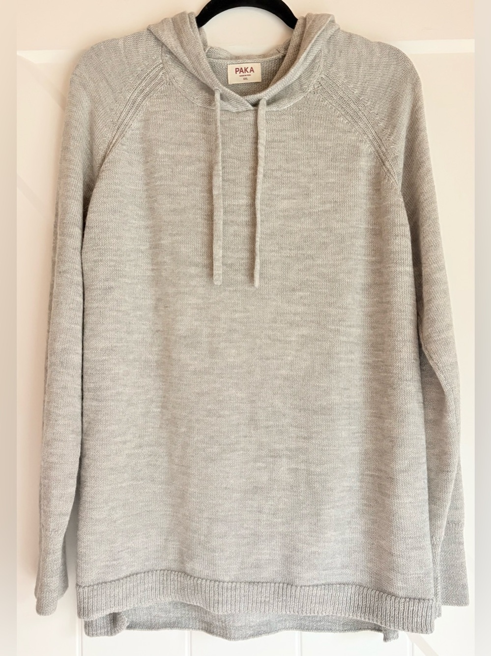 PAKA Alpaca Blend Knit Hoodie XXL